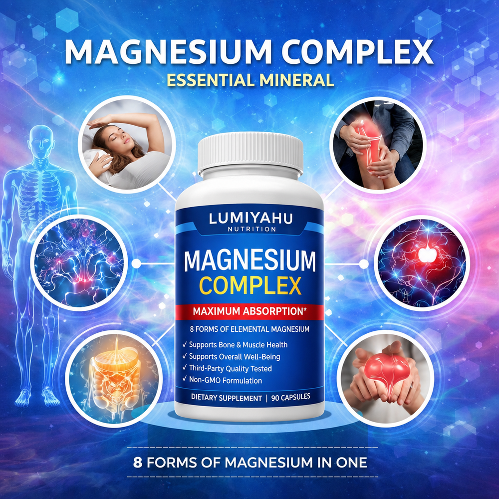 Lumiyahu Magnesium Complex 8 Essential Magnesium Supplement